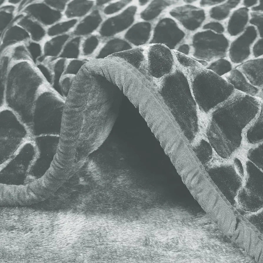 Cloth Fusion Floral Embossed Mink Blanket Single Bed for Winter,Soft Kambal for Comfort & Warmth